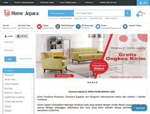 Tablet Screenshot of homejepara.com